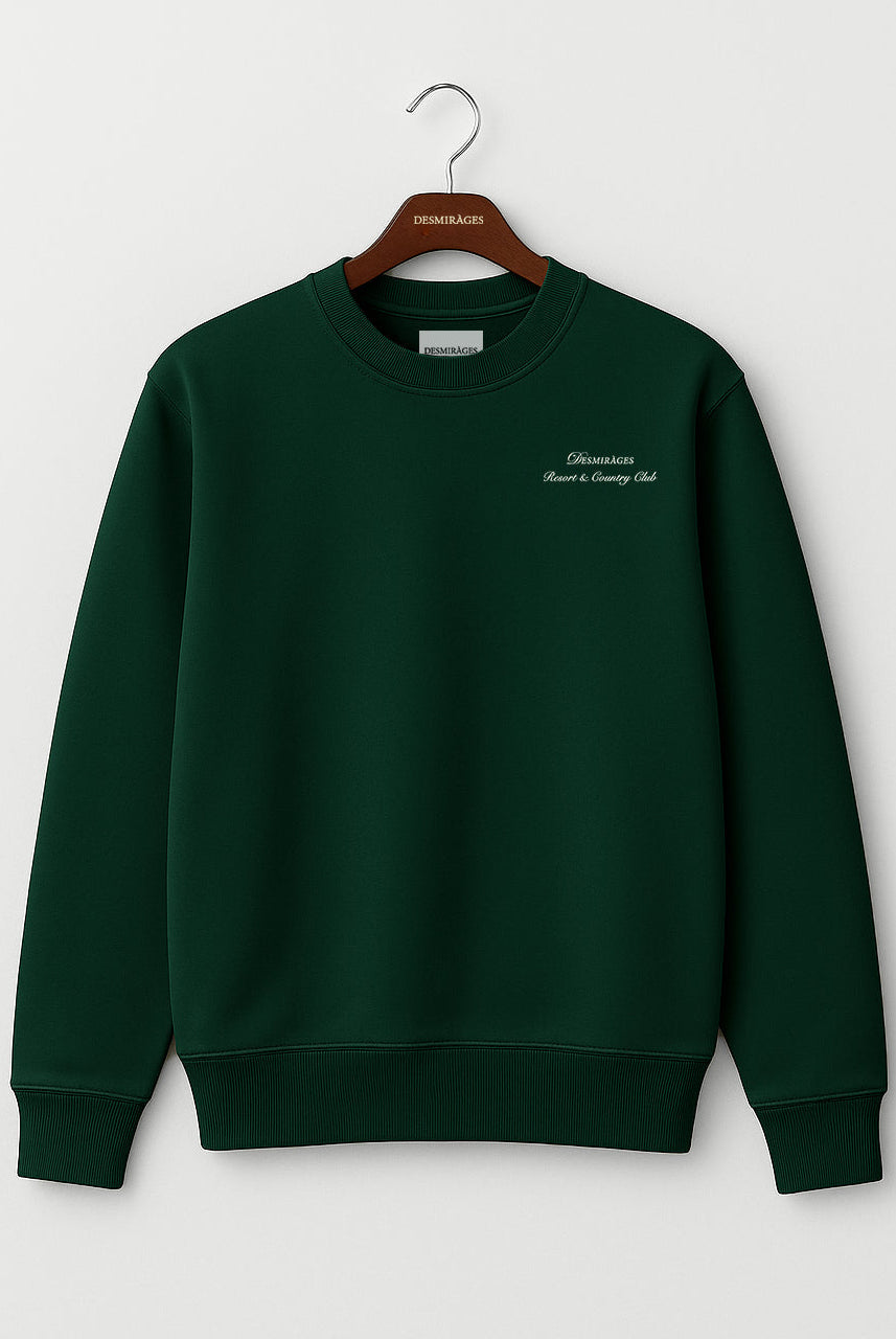 Dark green sweater oversized