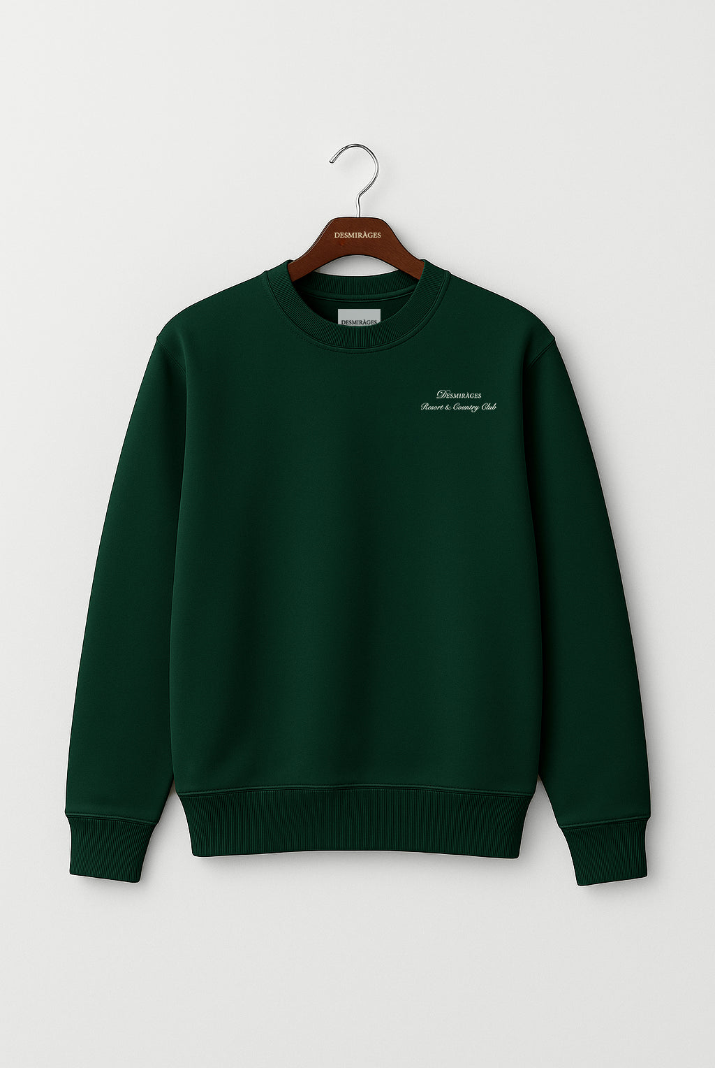Dark green sweater oversized