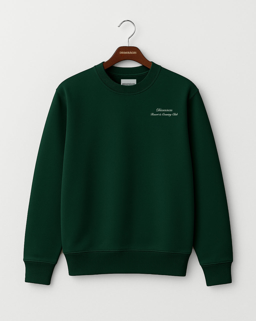Dark green sweater oversized