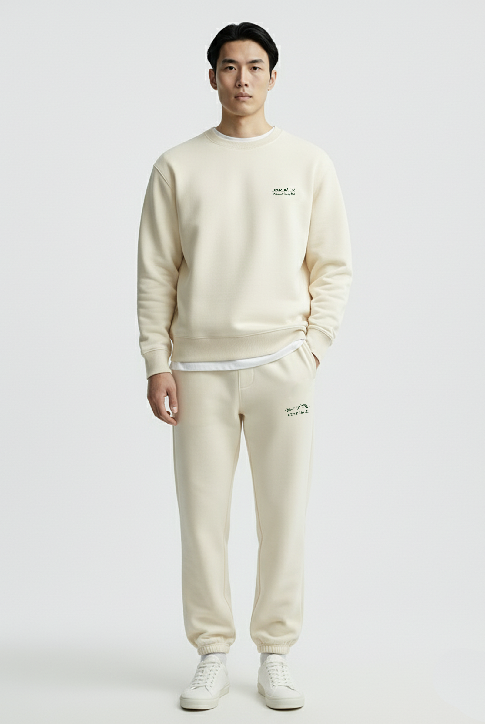 Sweatpants countryclub men cream