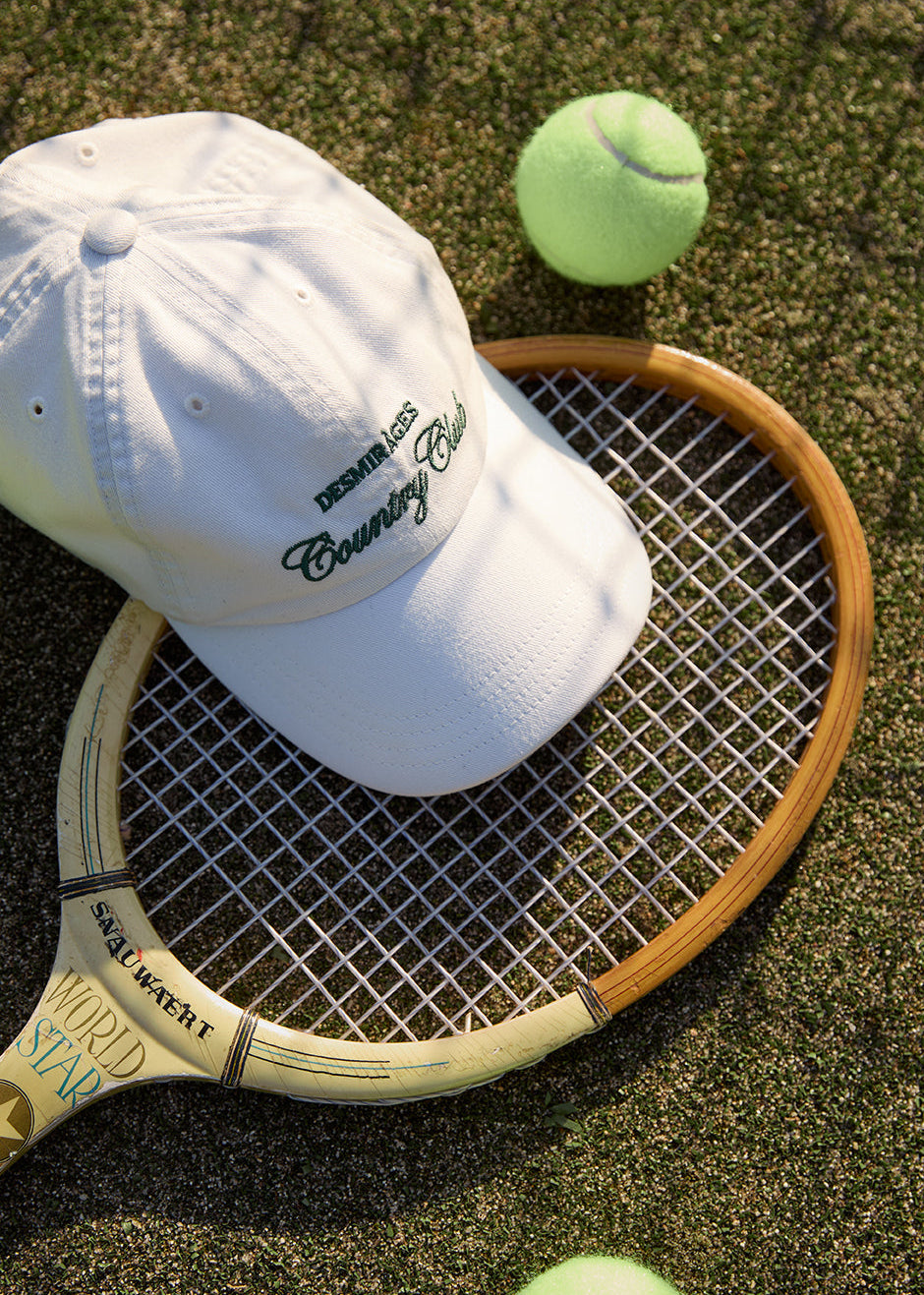 country club dad cap white