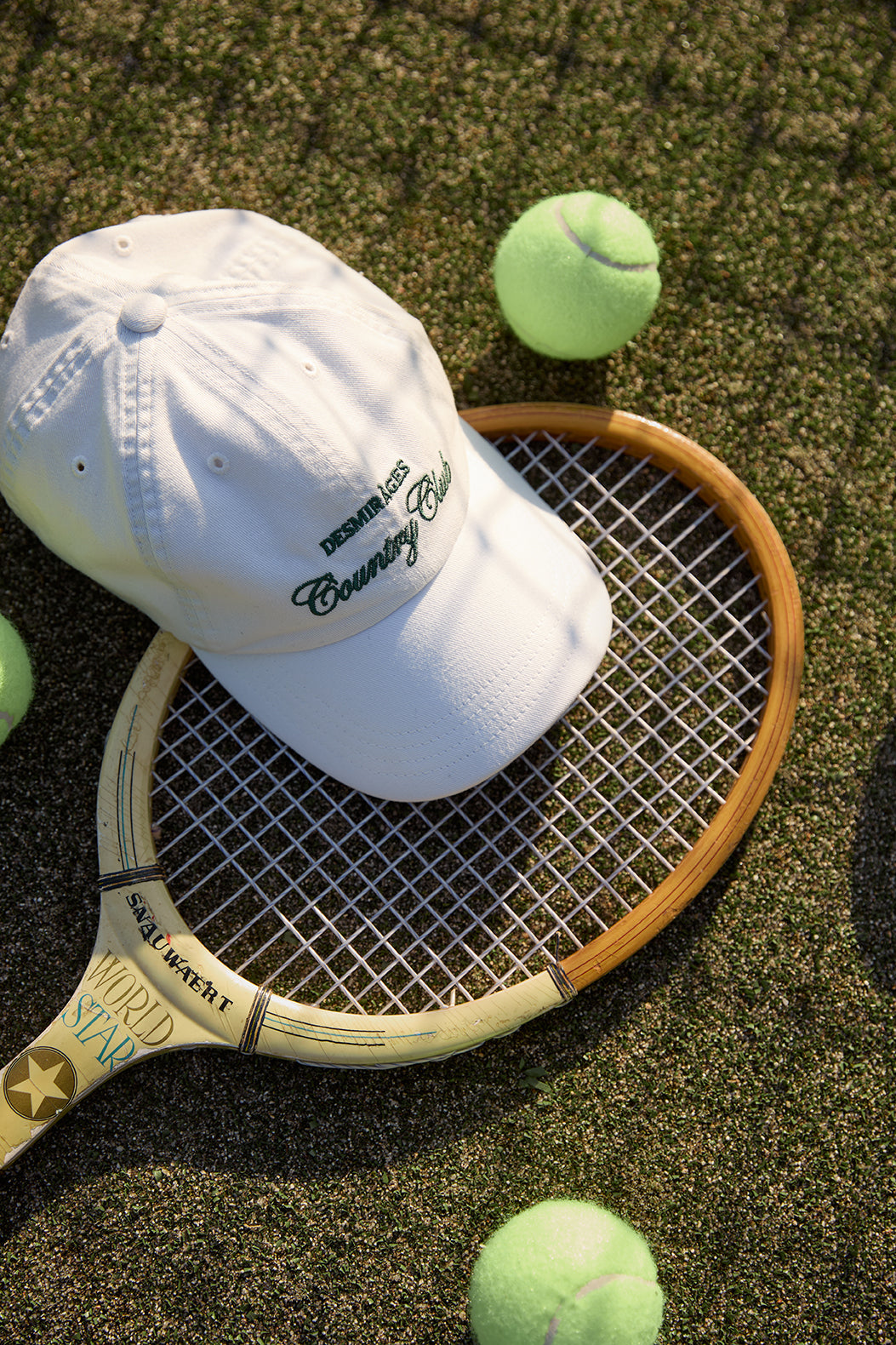 country club dad cap white
