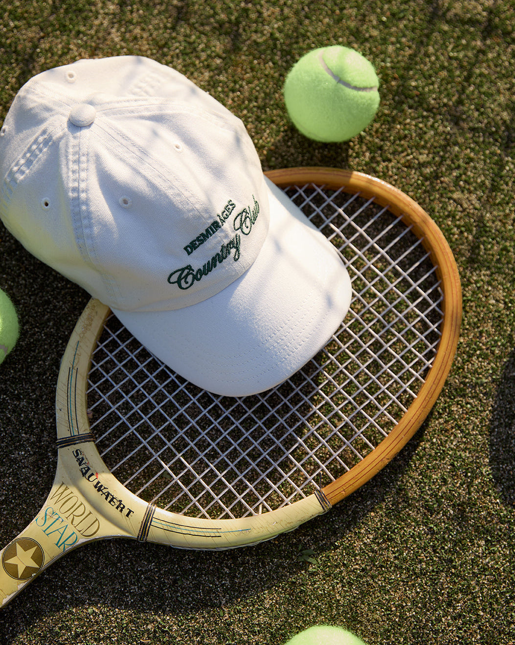 country club dad cap white