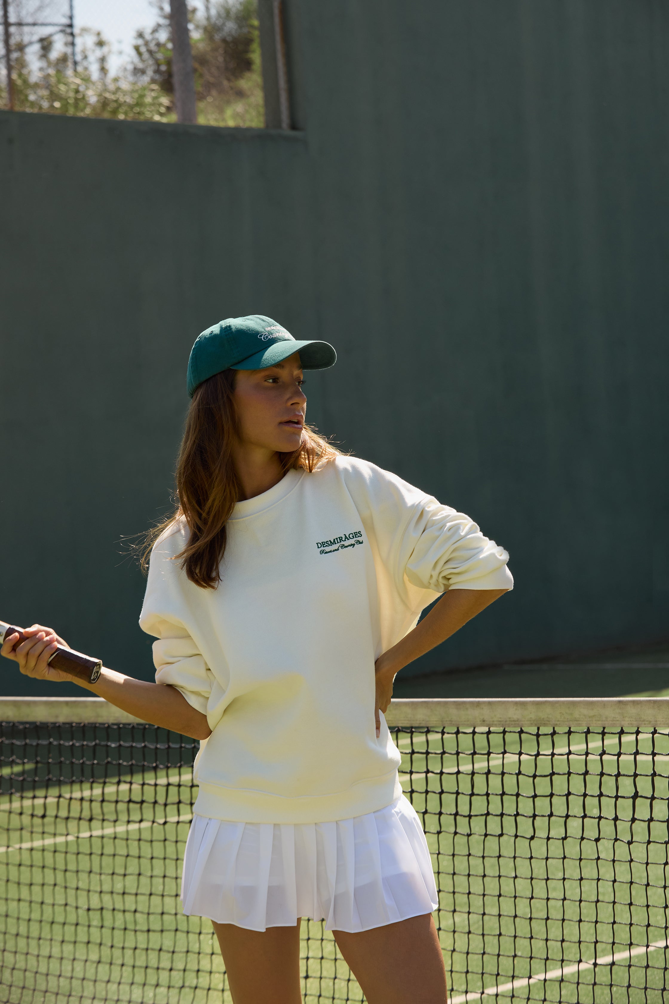 Country Club athleisure sweatshirt