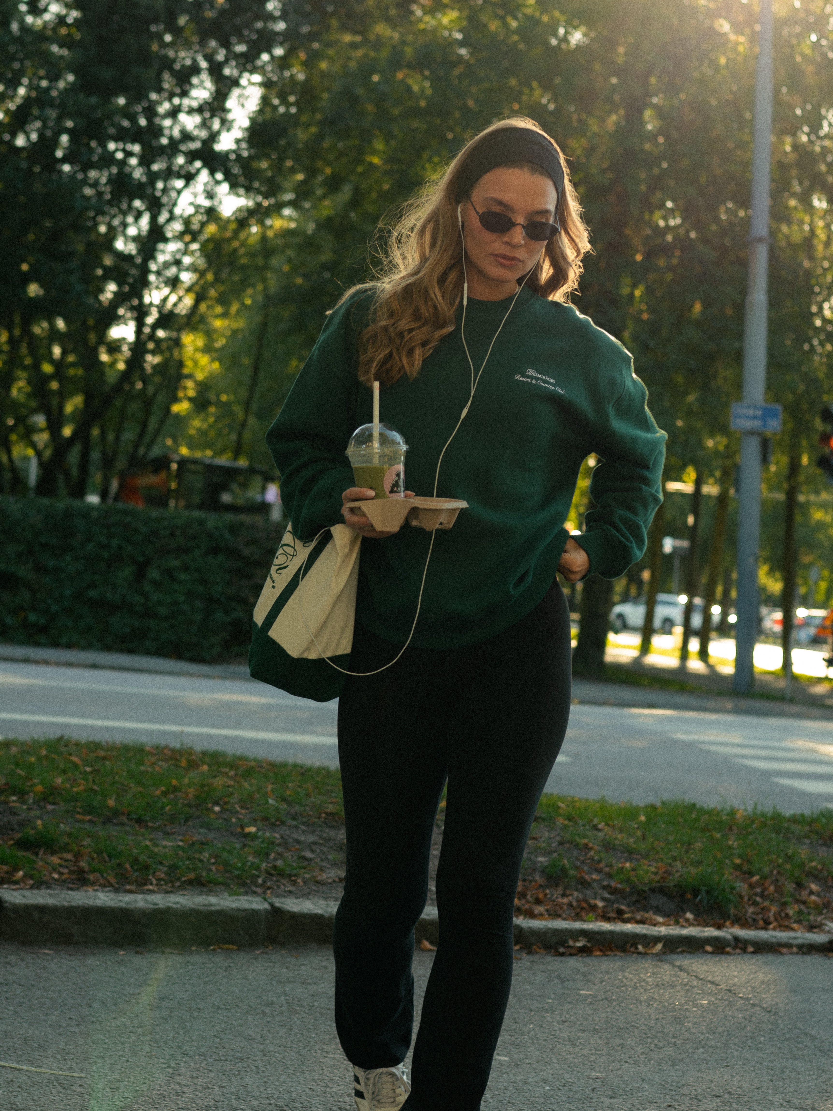 Dark Green Sweater for women