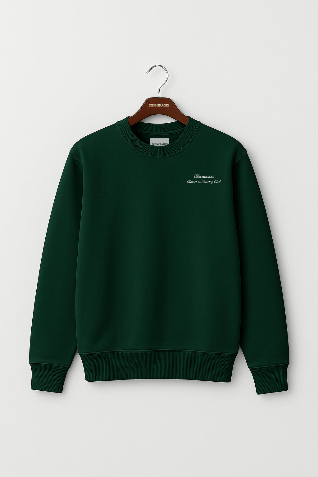 Dark green sweater oversized