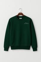Dark green sweater oversized
