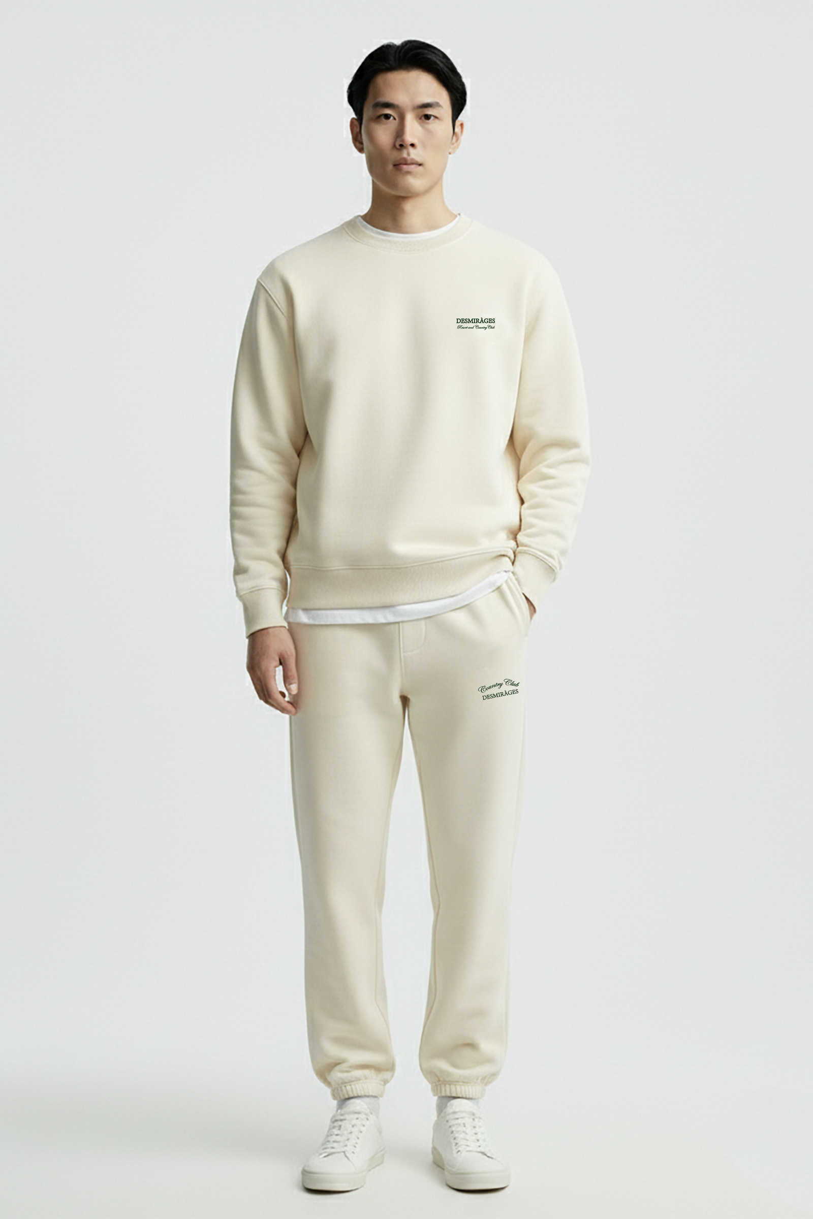Sweatpants countryclub men cream